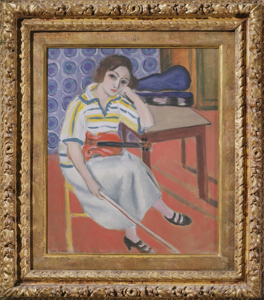 Woman with Violin, c.1921-23 by Henri Matisse