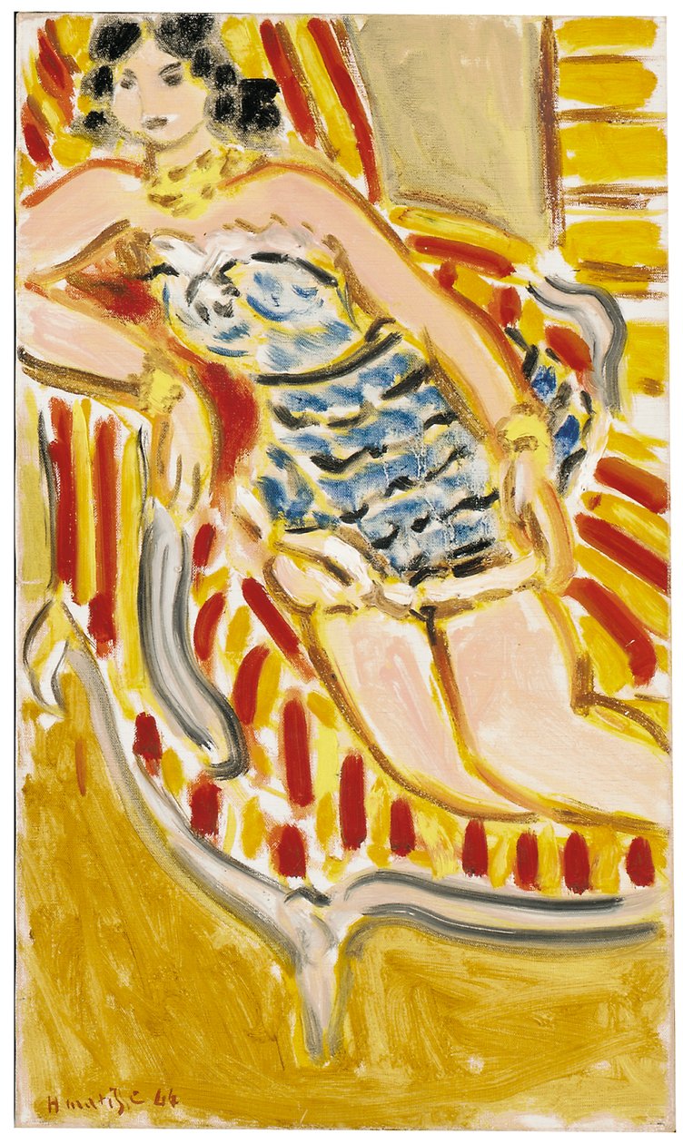 Young Woman on a Sofa by Henri Matisse