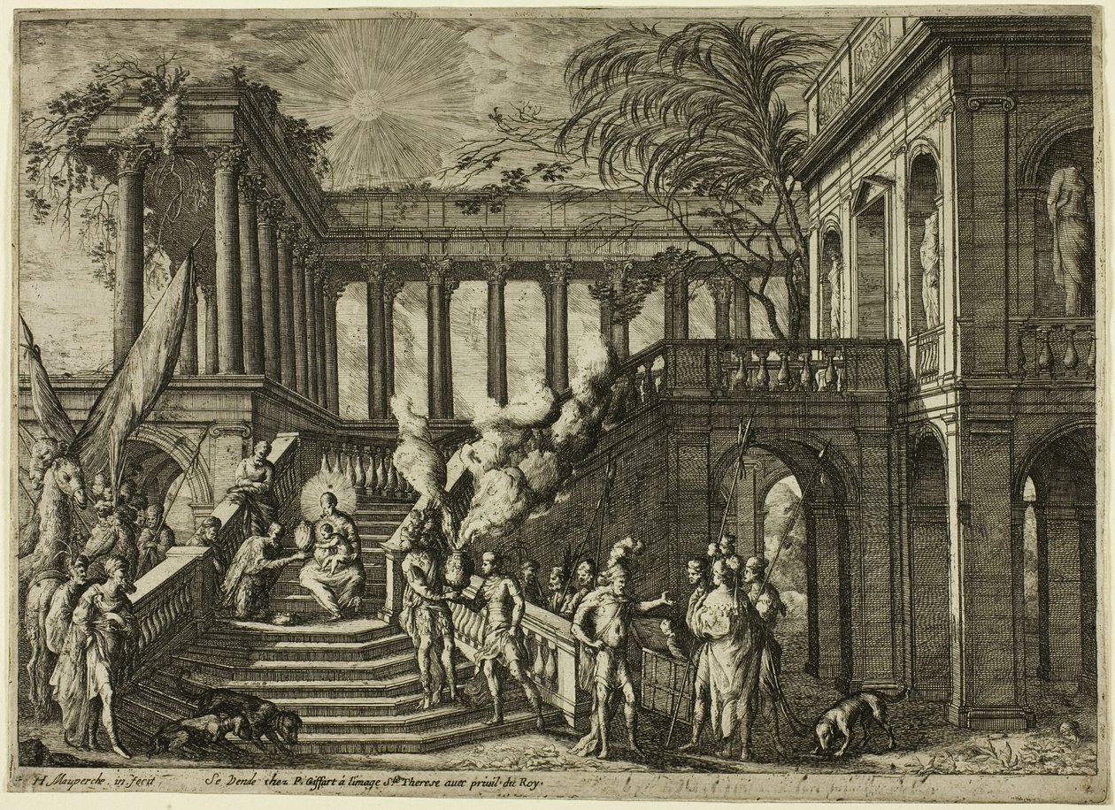 Adoration of the Magi by Henri Mauperche