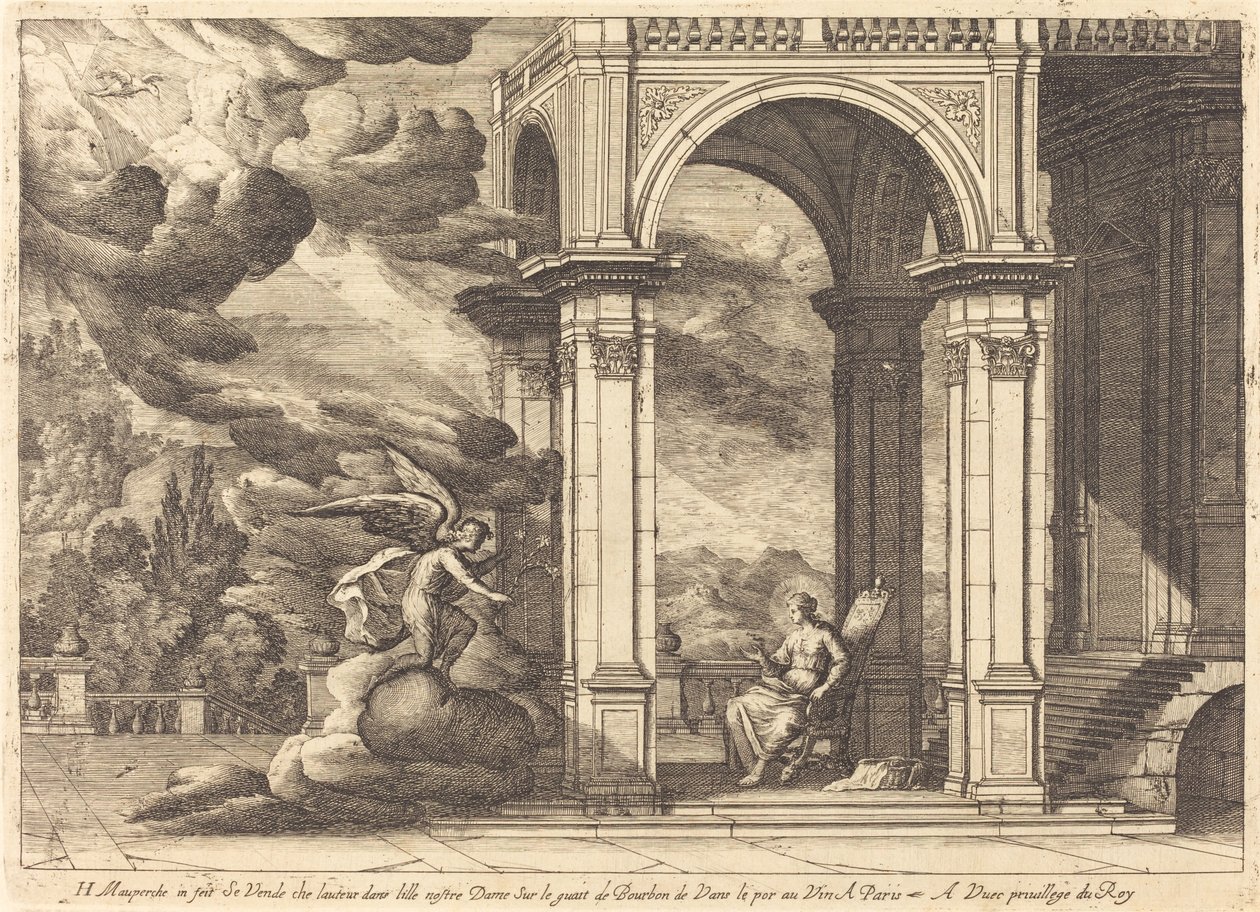 The Annunciation by Henri Mauperche
