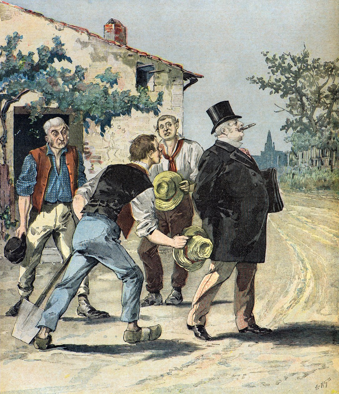 Caricature of the Candidates by Henri Meyer