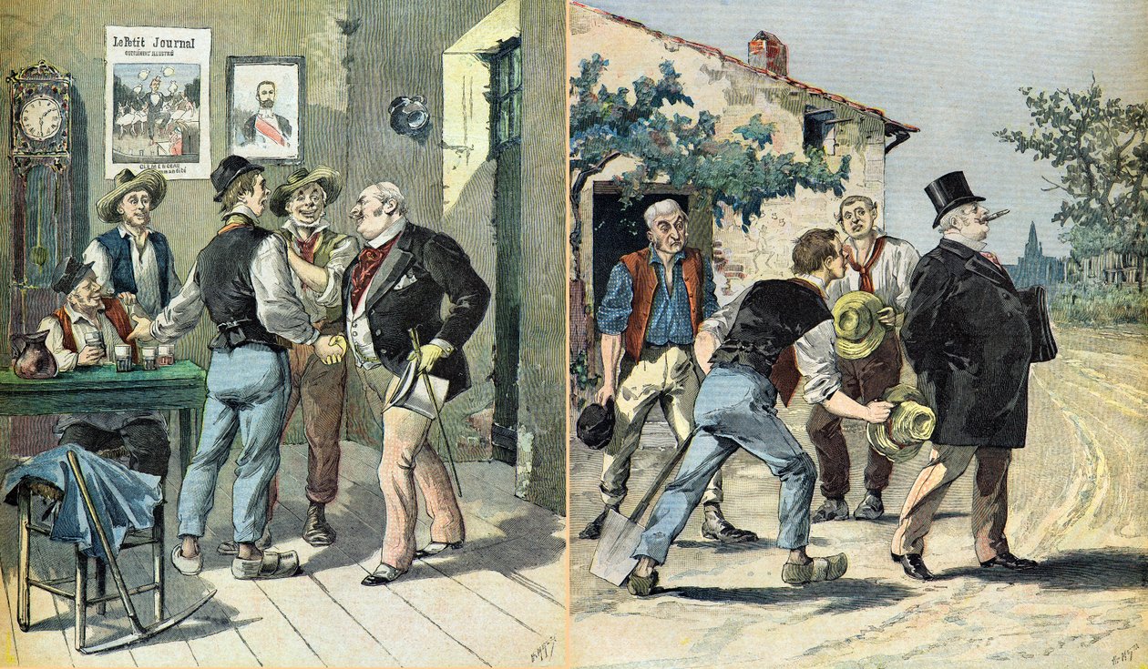 Cartoon on Elections by Henri Meyer
