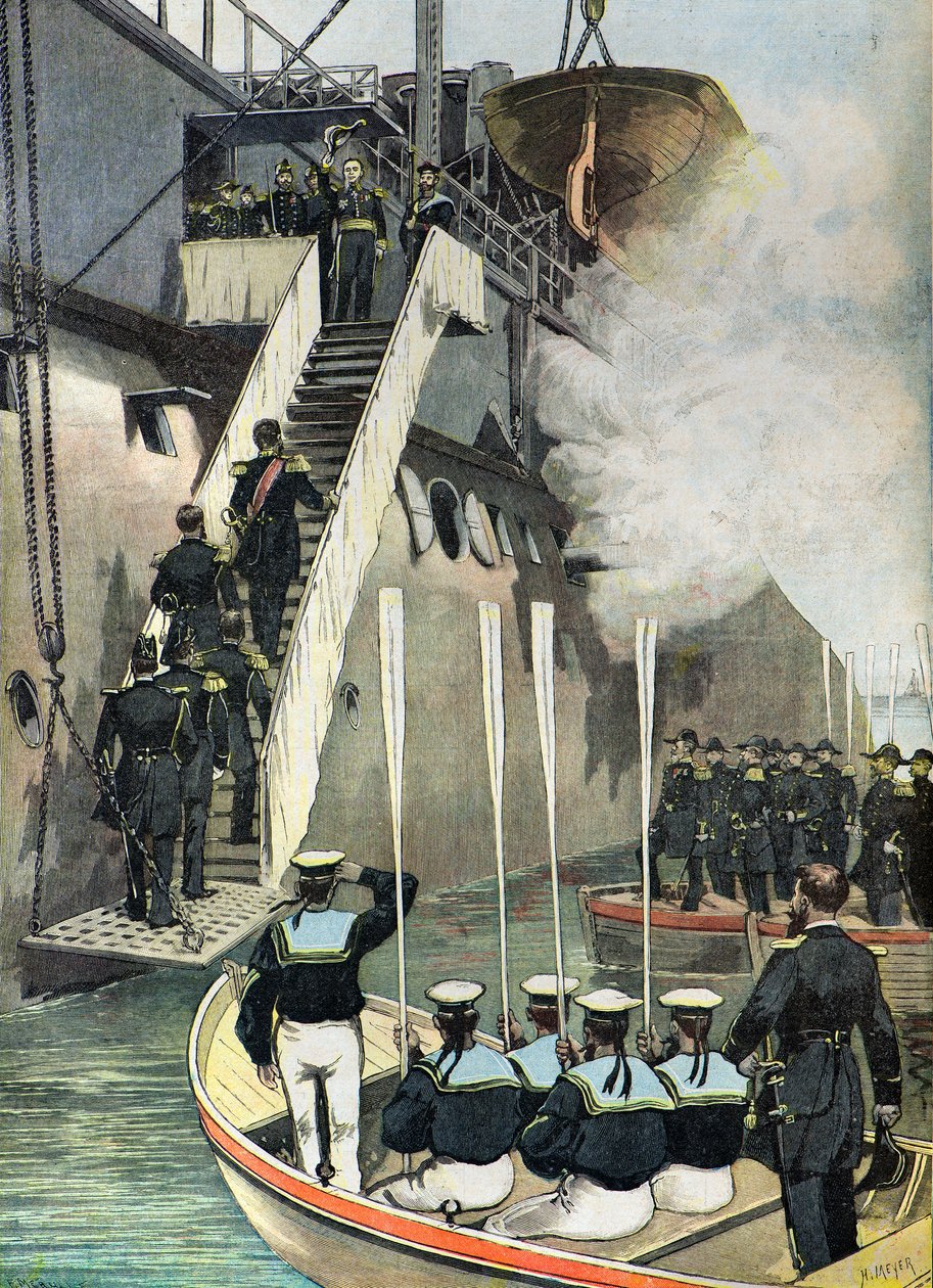 The Russian Festivities in Toulon by Henri Meyer