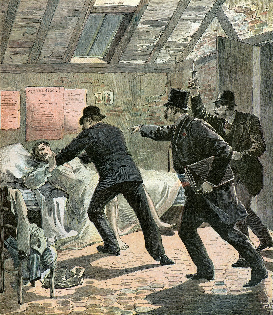 Paris Police Arrest an Anarchist by Henri Meyer