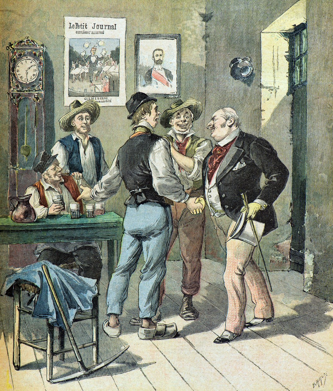 Satire on Candidates at an Election by Henri Meyer