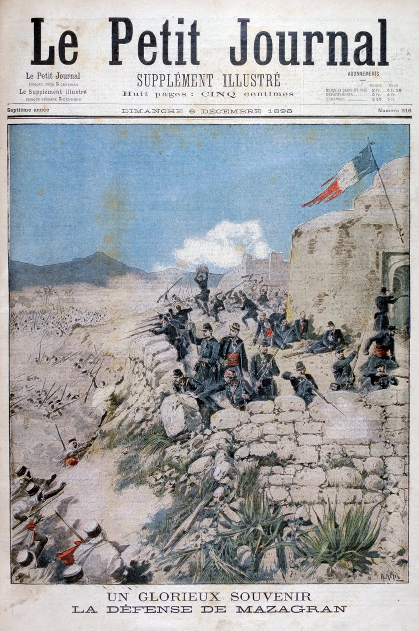 The Defence of Mazagran, Algeria by Henri Meyer