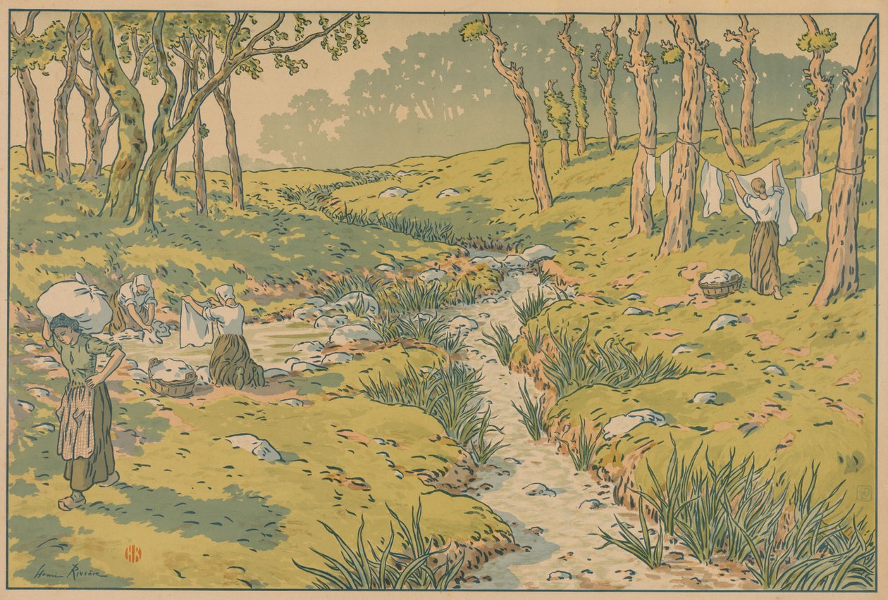Aspects of Nature: The Stream by Henri Rivière