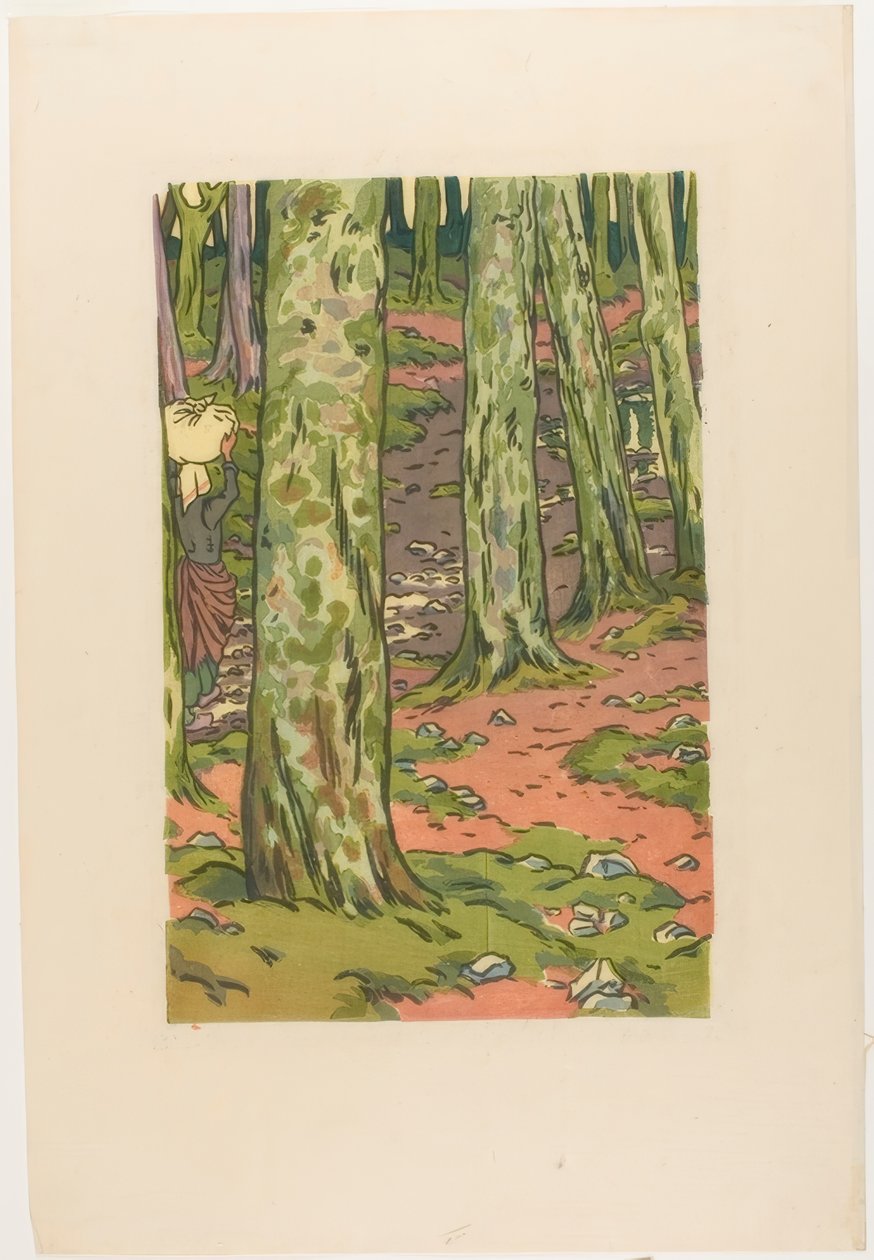 Woodland Washhouse in Loguivy by Henri Rivière