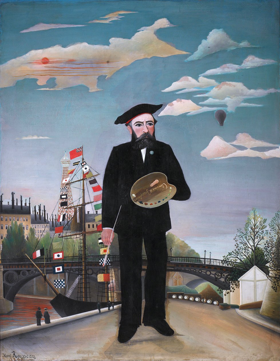 Myself: Portrait – Landscape by Henri Rousseau