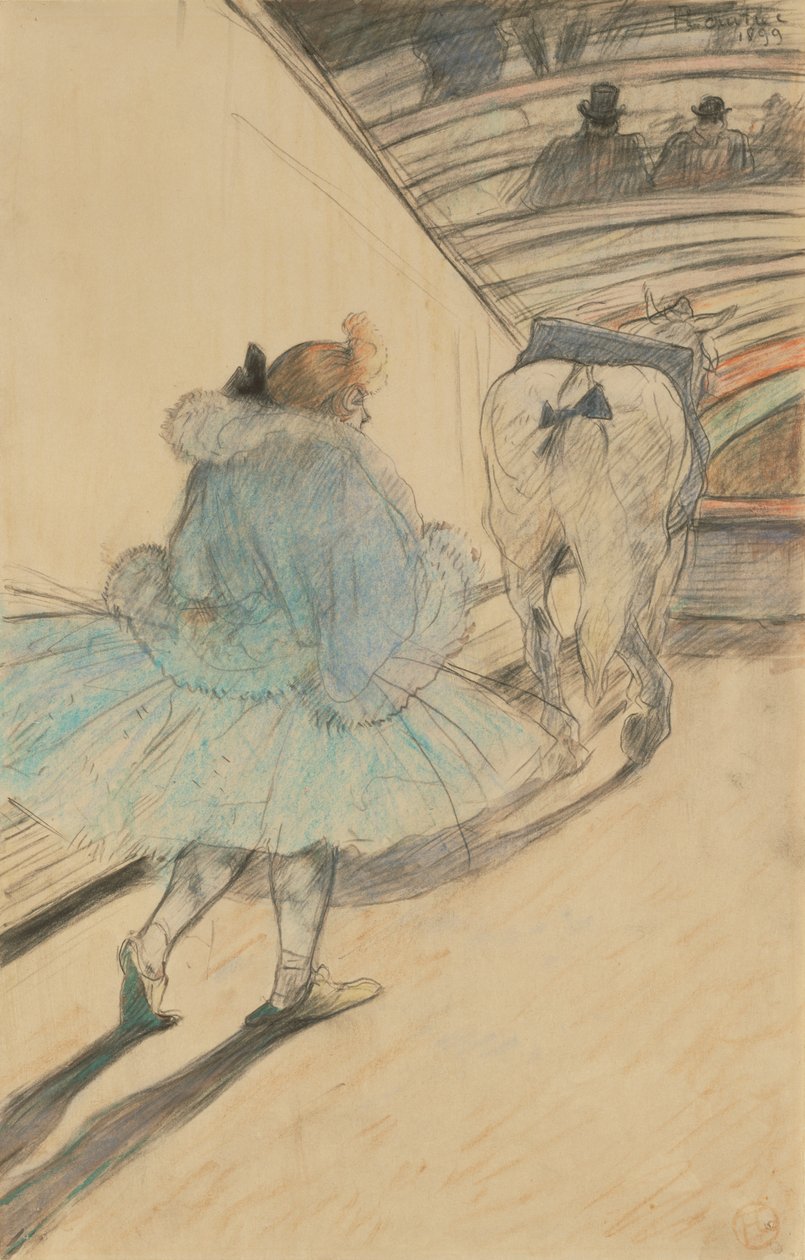 At the Circus: Entering the Ring by Henri de Toulouse Lautrec