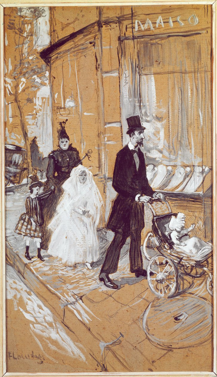 First Communion Day by Henri de Toulouse Lautrec