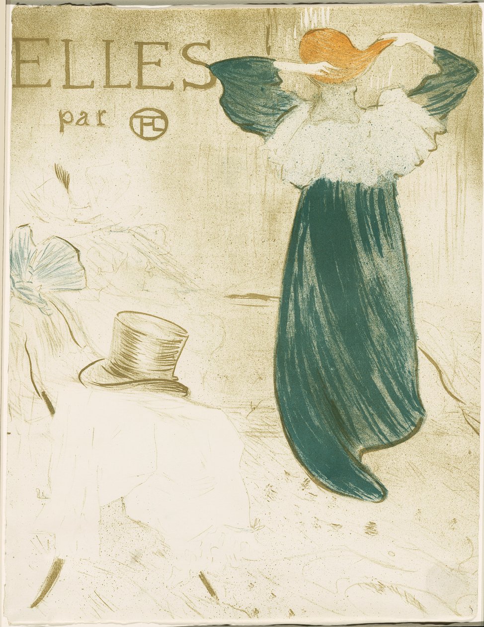 Frontispiece, from Elles by Henri de Toulouse Lautrec