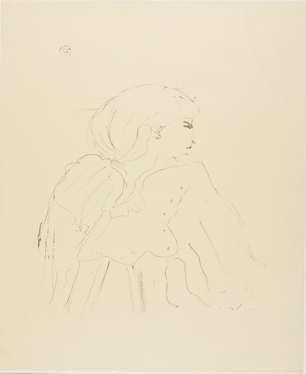 Jane Hading, from Treize Lithographies by Henri de Toulouse Lautrec