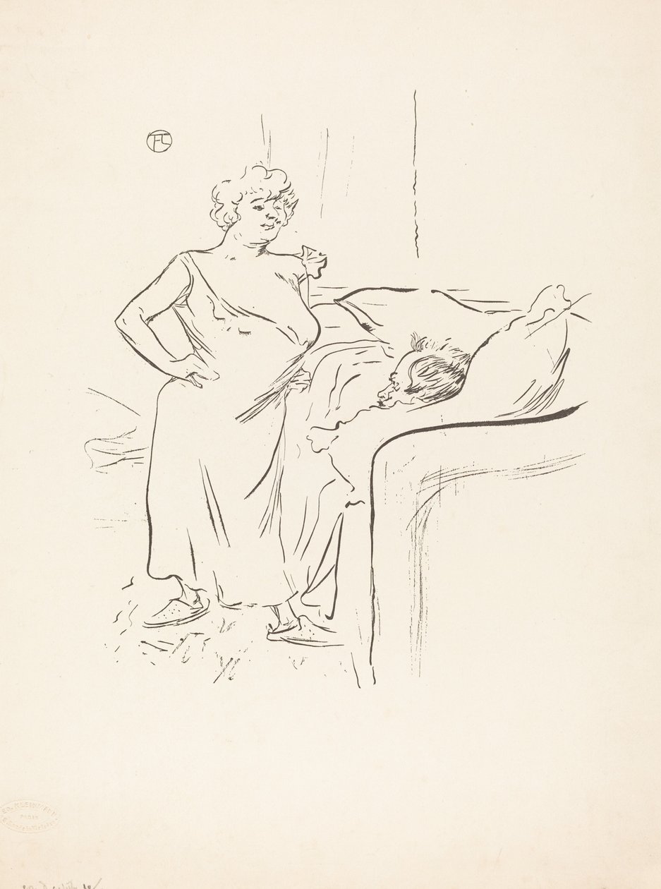 Man and Woman by Henri de Toulouse Lautrec