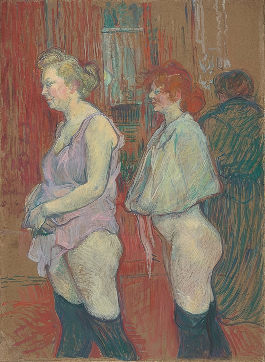 Rue des Moulins. 1894 by Henri de Toulouse Lautrec