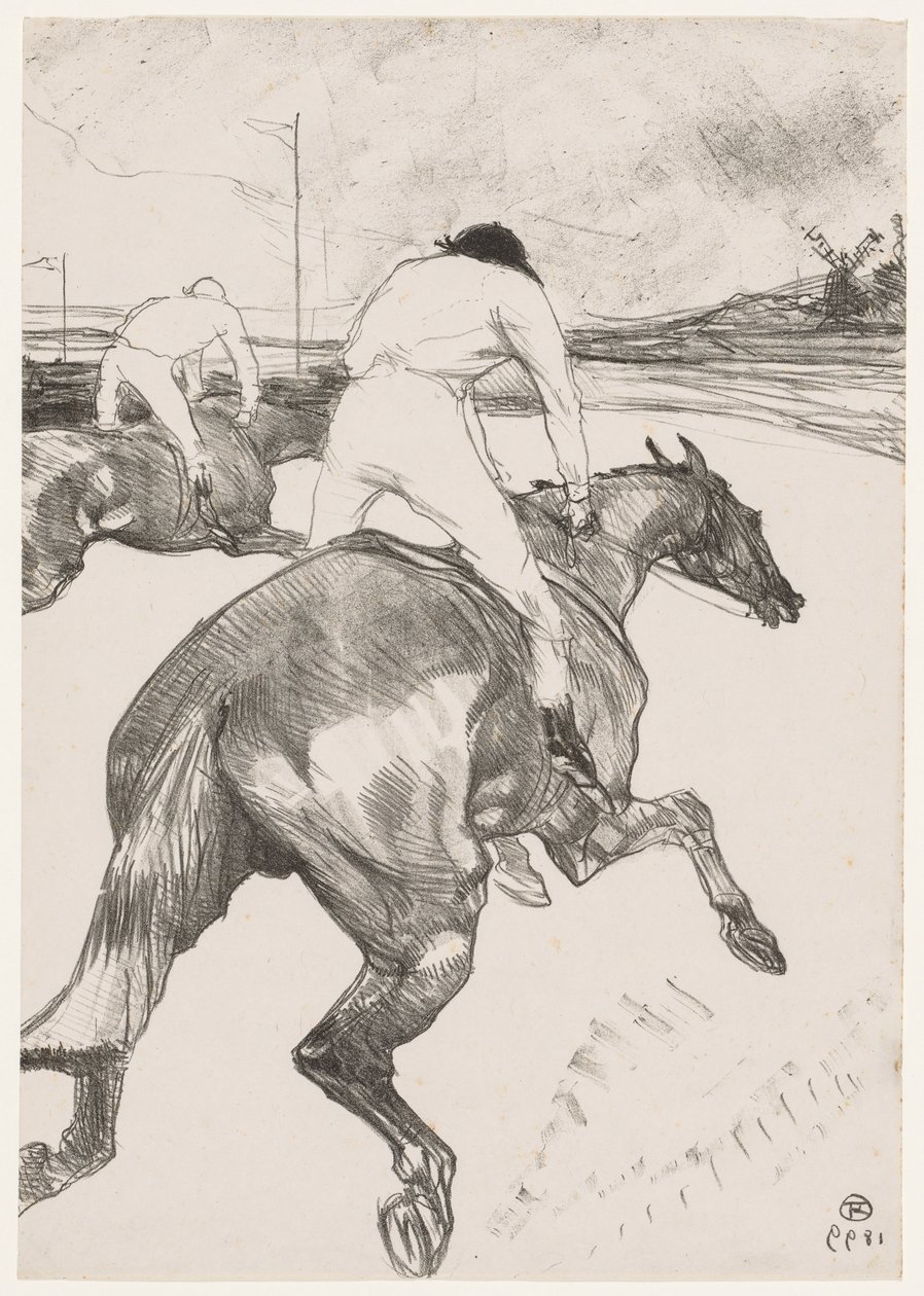 The Jockey by Henri de Toulouse Lautrec