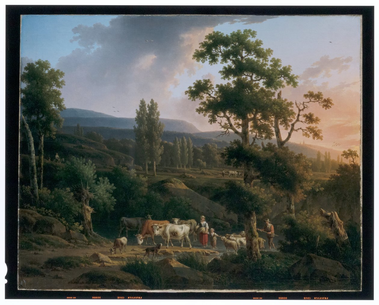 A Pair of Landscapes by Henricus Josephus Antoniessen