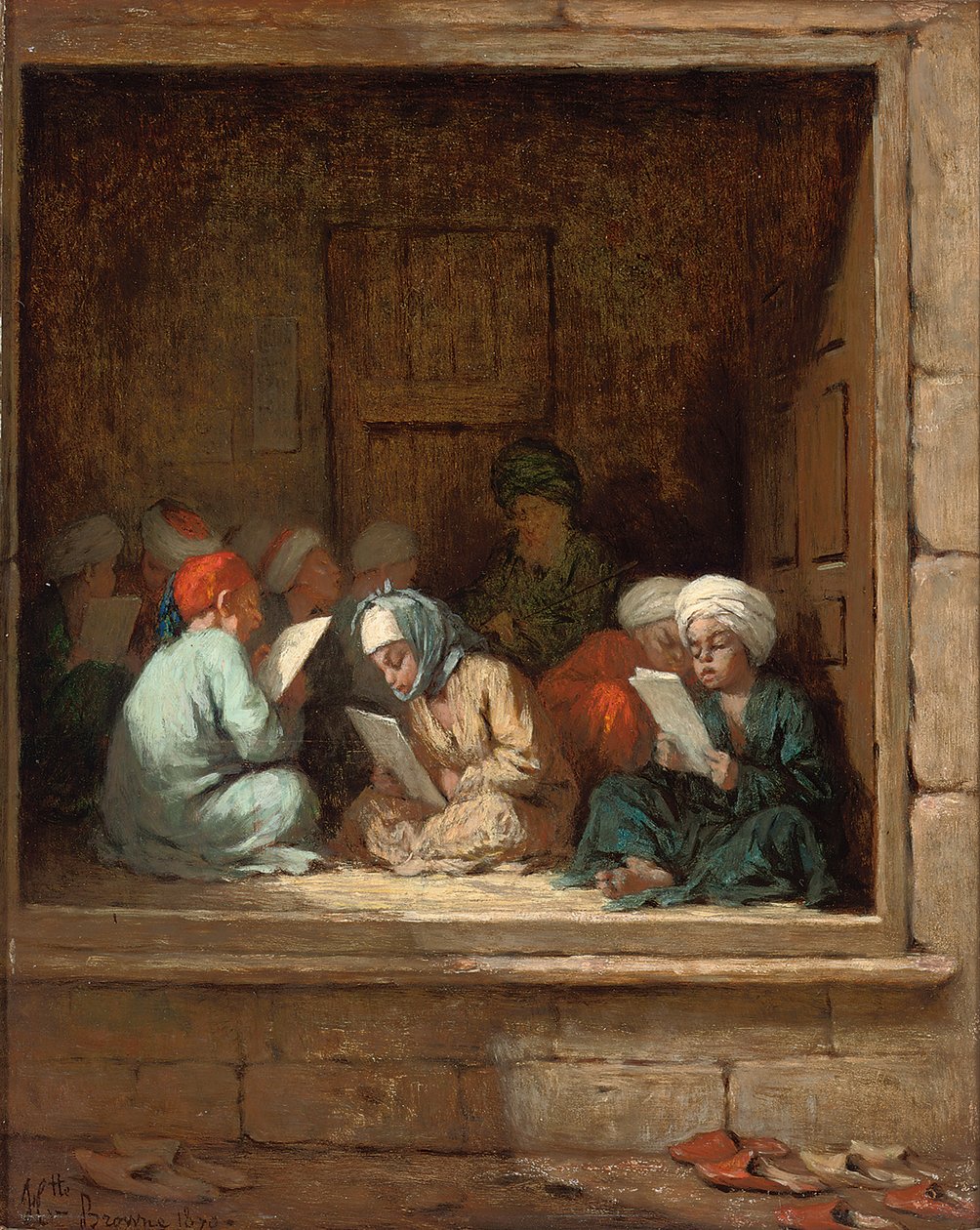 A Turkish Schoolroom by Henriette Browne