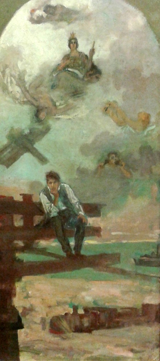 Study for the Ministerio da Viacao Decoration by Henrique Bernardelli