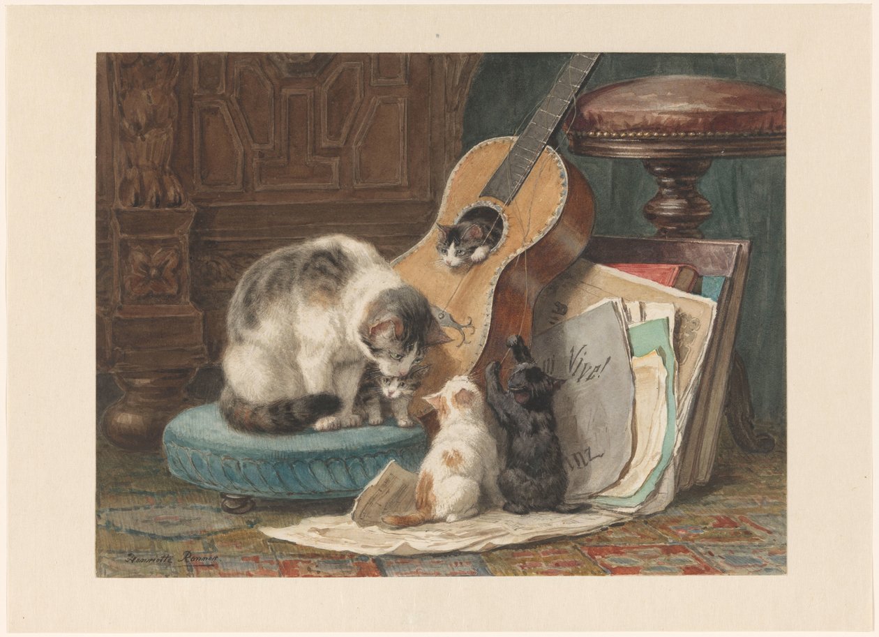 The Musicians by Henriëtte Ronner