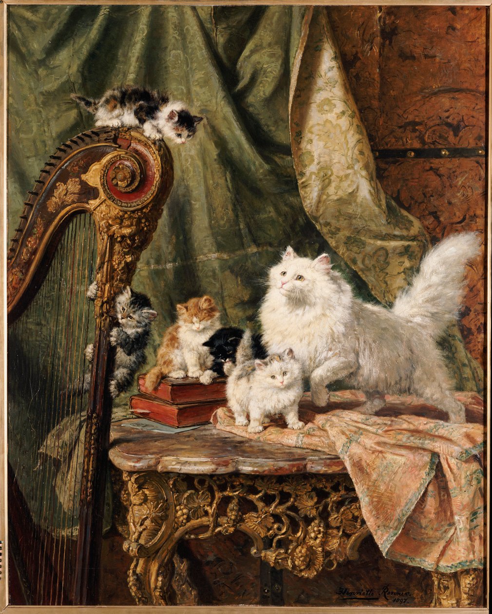 A Musical Interlude by Henriëtte Ronner Knip