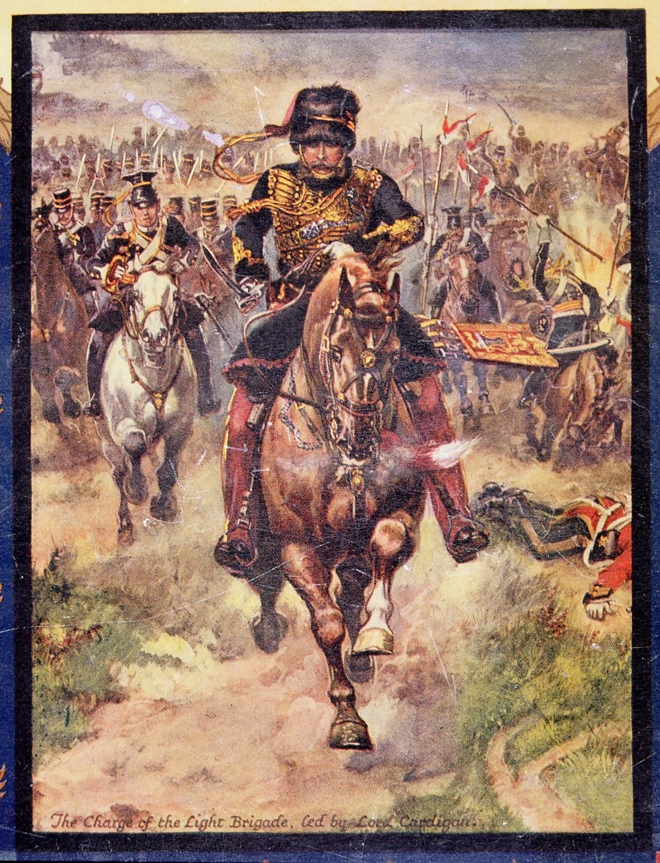 The Charge of the Light Brigade Led by Lord Cardigan, Illustration for 