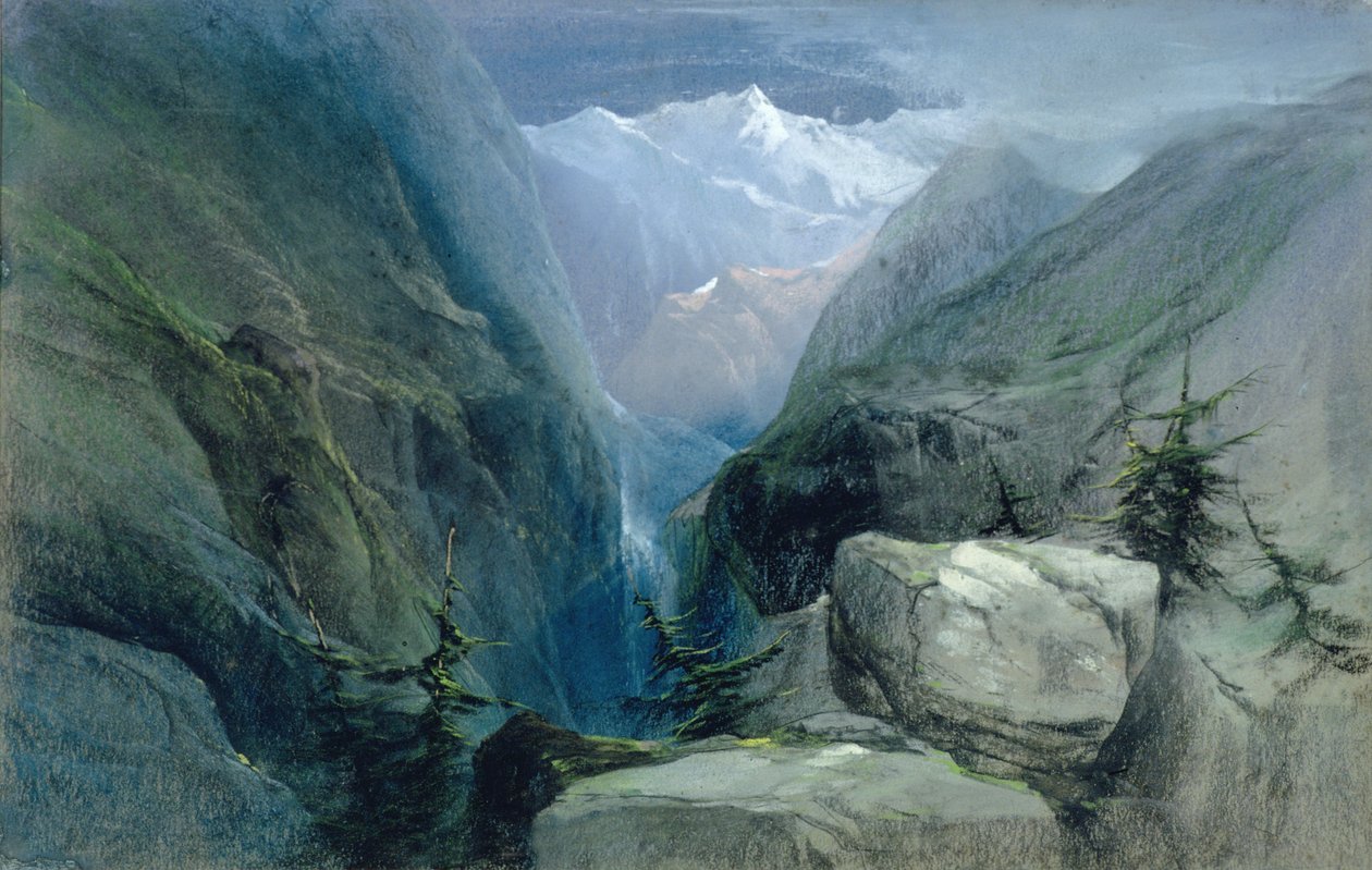 Mountain Landscape by Henry Bright