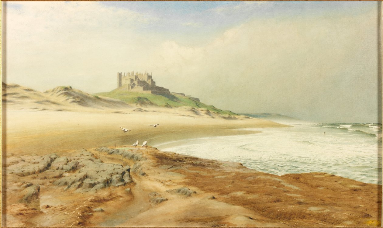 Bamburgh Castle by Henry Burdon Richardson