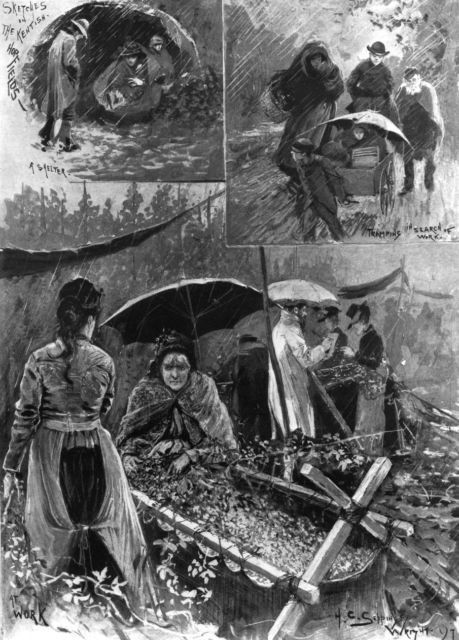 With the Distressed Hop-pickers in Kent, from 