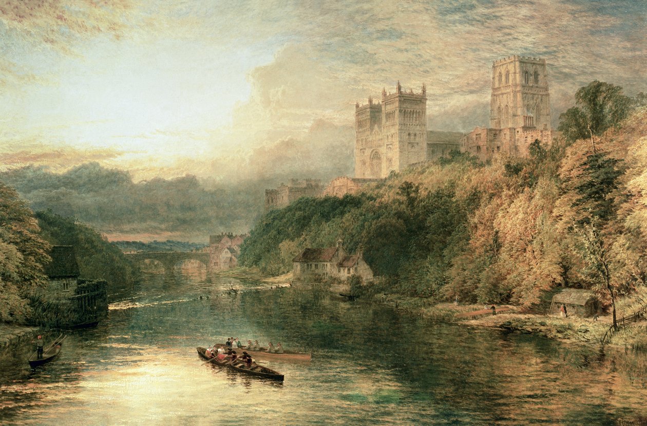 Durham Cathedral by Henry Dawson