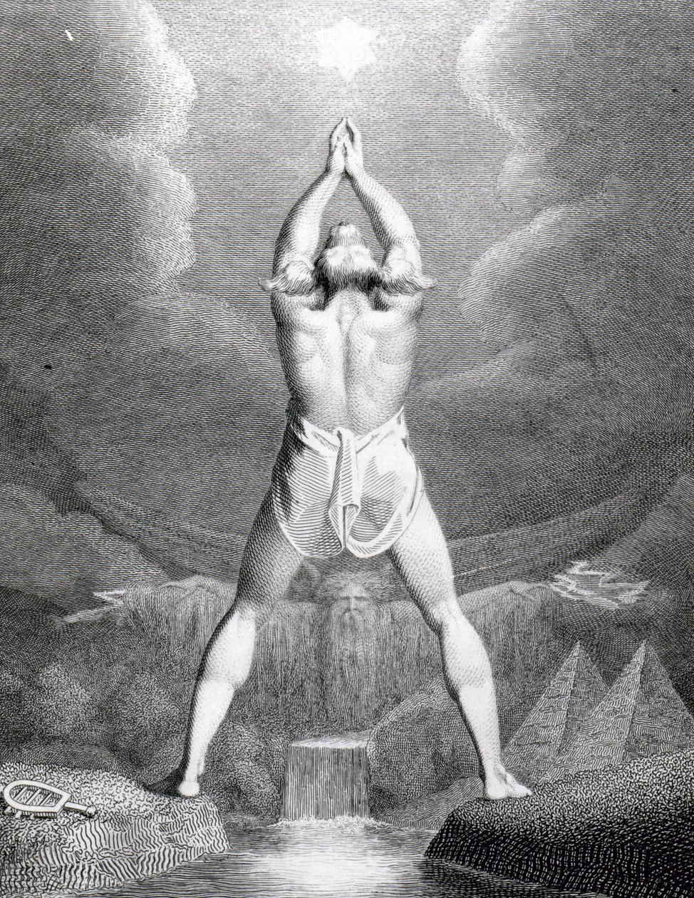 Fertilization of Egypt, engraved by William Blake, 1791 by Johann Heinrich Füssli