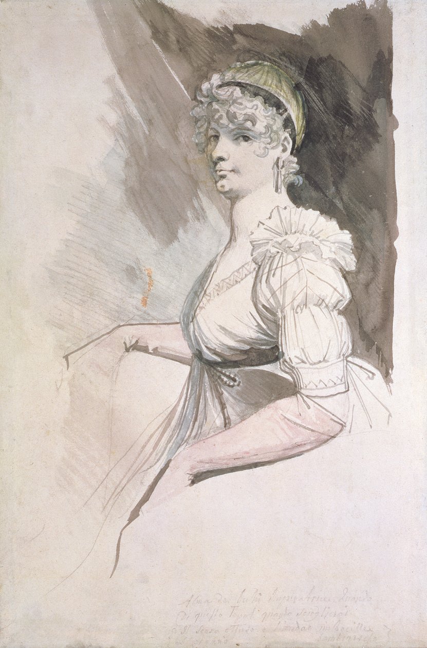 Portrait of Mrs Fuseli, c.1798 by Johann Heinrich Füssli