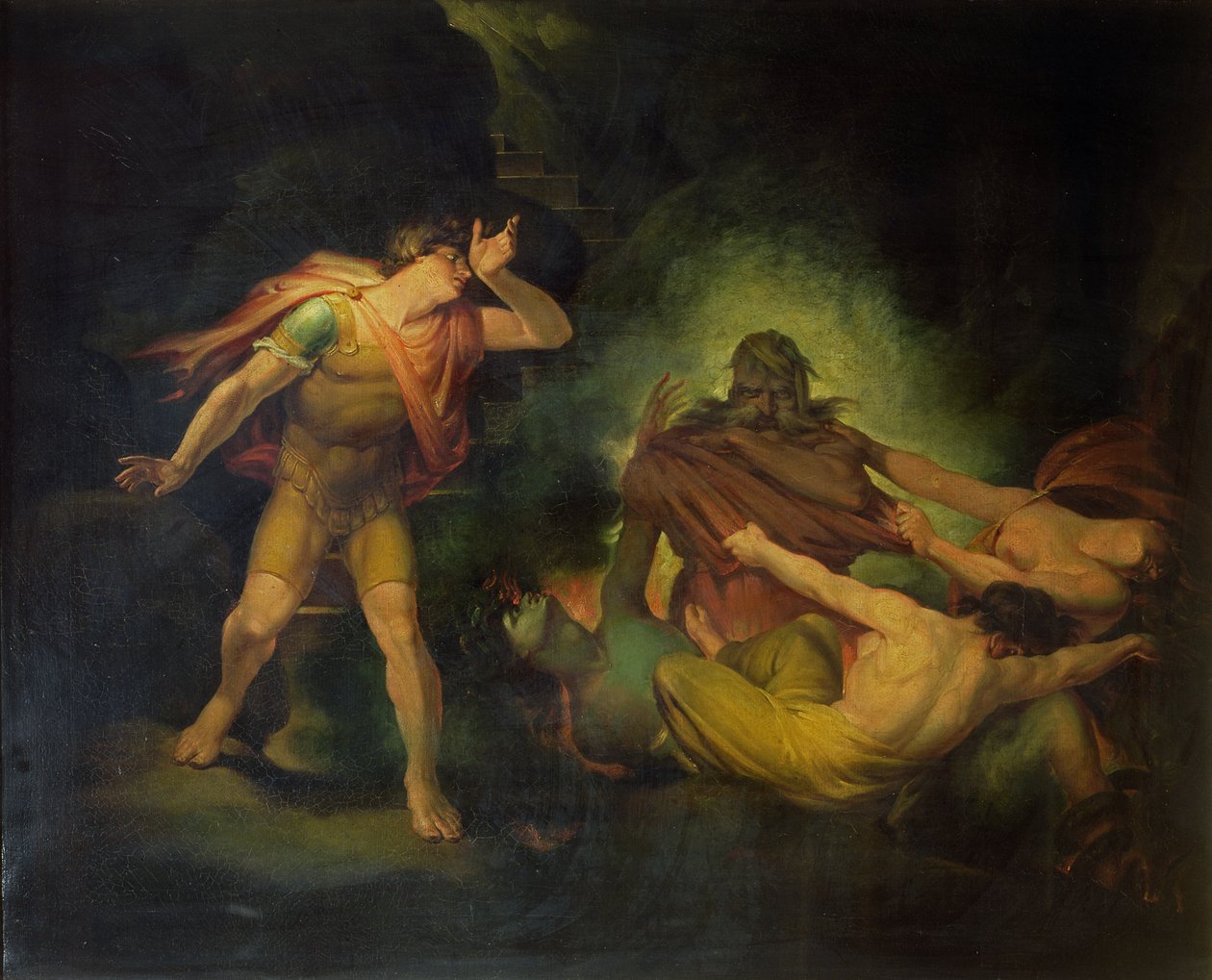 The Fire King appears to Count Albert, c.1801-10 by Johann Heinrich Füssli