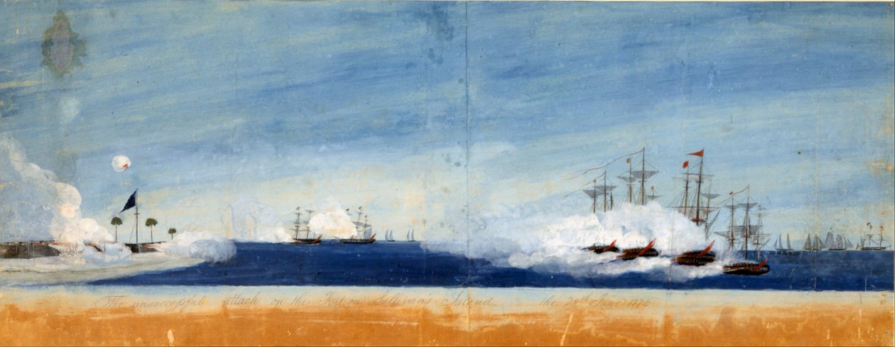 The Unsuccessful Attack on the Fort on Sullivan