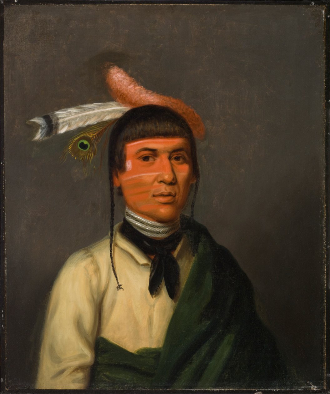No-Tin (Wind), a Chippewa Chief by Henry Inman