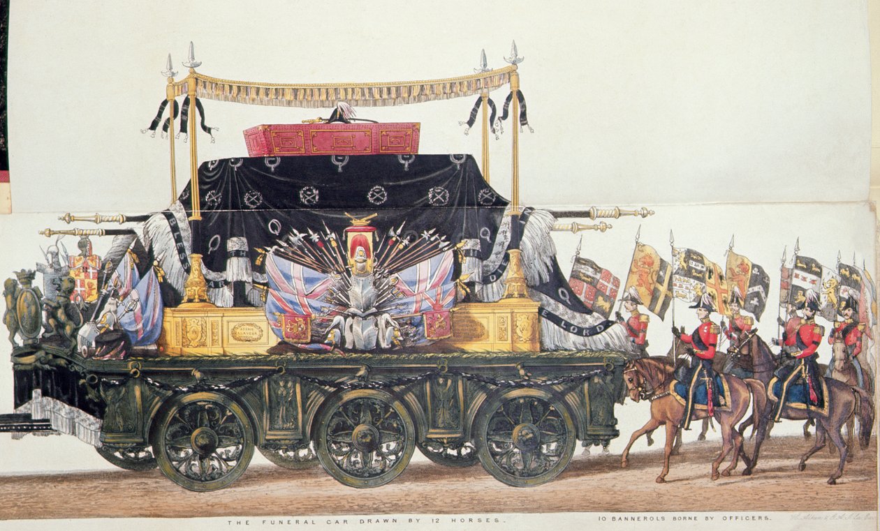 Funeral Car of the Duke of Wellington, 1853 by George Augustus Sala