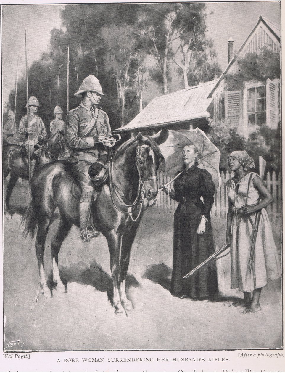 A Boer Woman Surrendering Her Husband