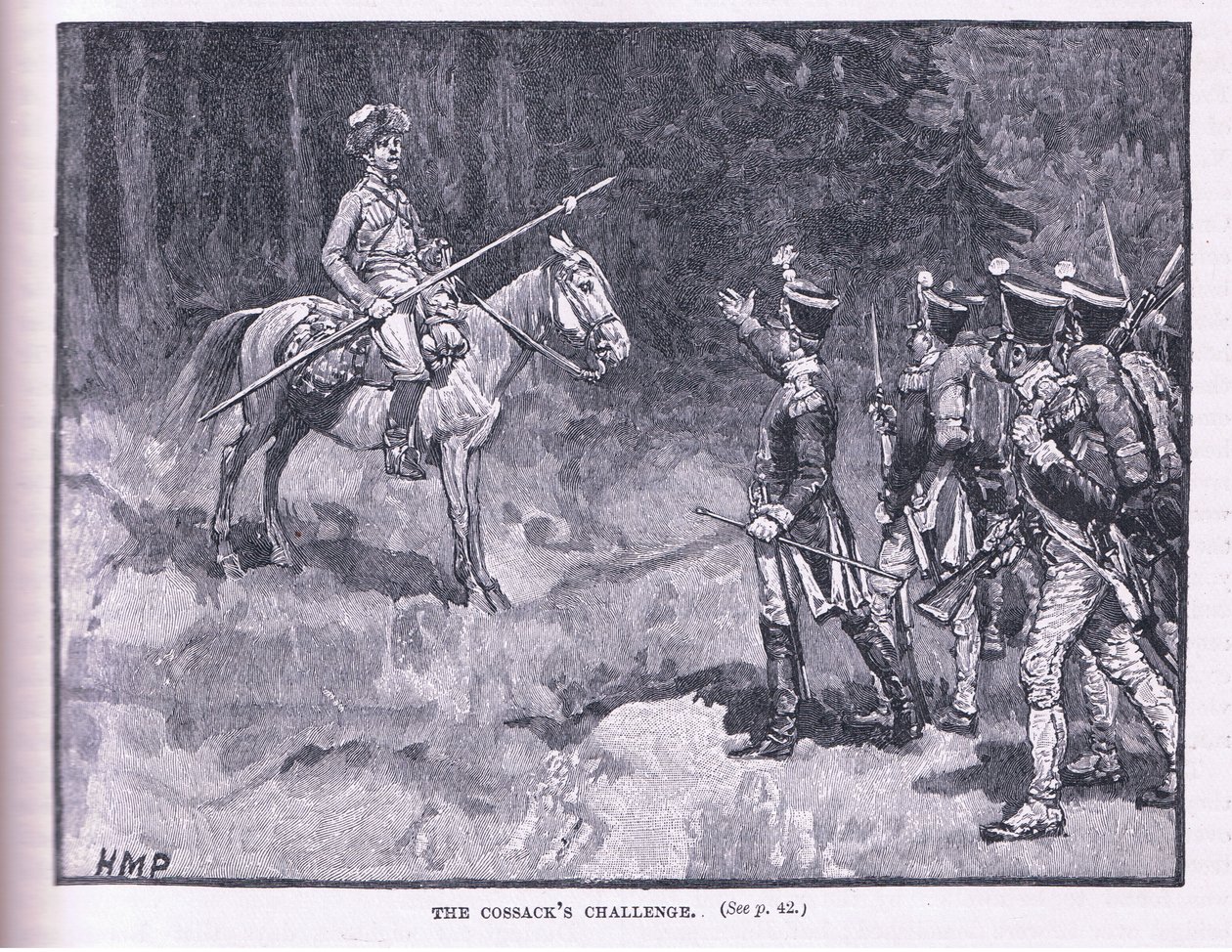 The Cossacks challenge by Henry Marriott Paget