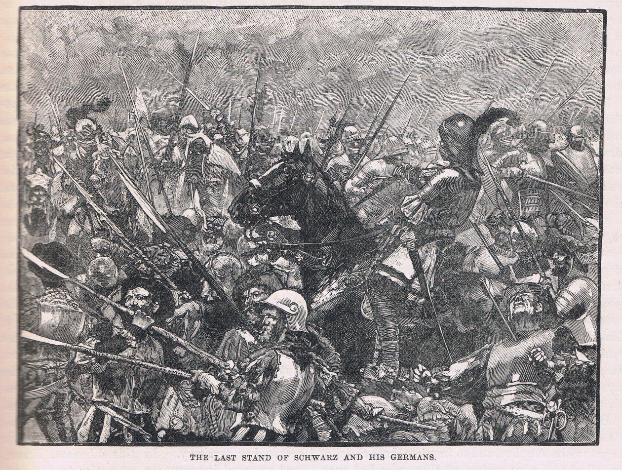 The Last Stand of Schwarz and his Germans by Henry Marriott Paget