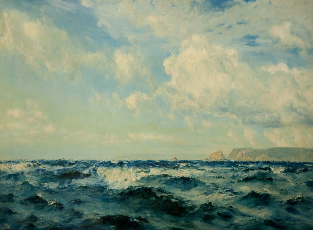 A Breezy Day off the Isle of Wight by Henry Moore