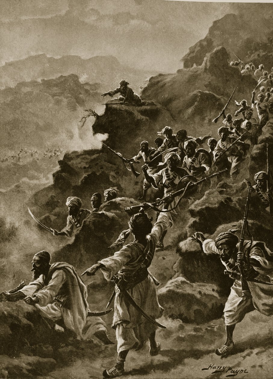 A Raid by the Afridis by Henry Payne