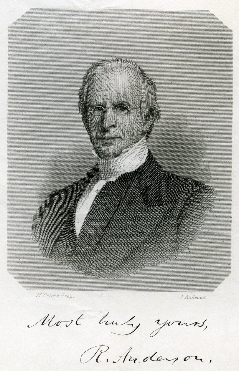 Rufus Anderson, Engraved by J. Andrews by Henry Peters Gray