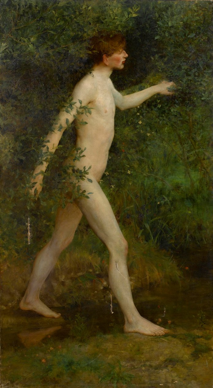 A Woodland Bather by Henry Scott Tuke