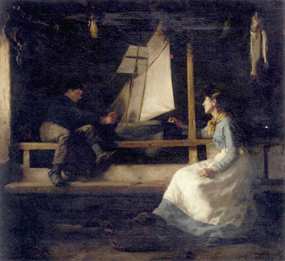 Ship Builders by Henry Scott Tuke