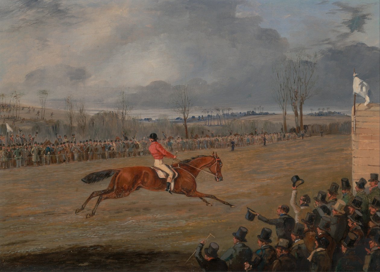 Scenes from a Steeplechase: The Winner by Henry Thomas Alken