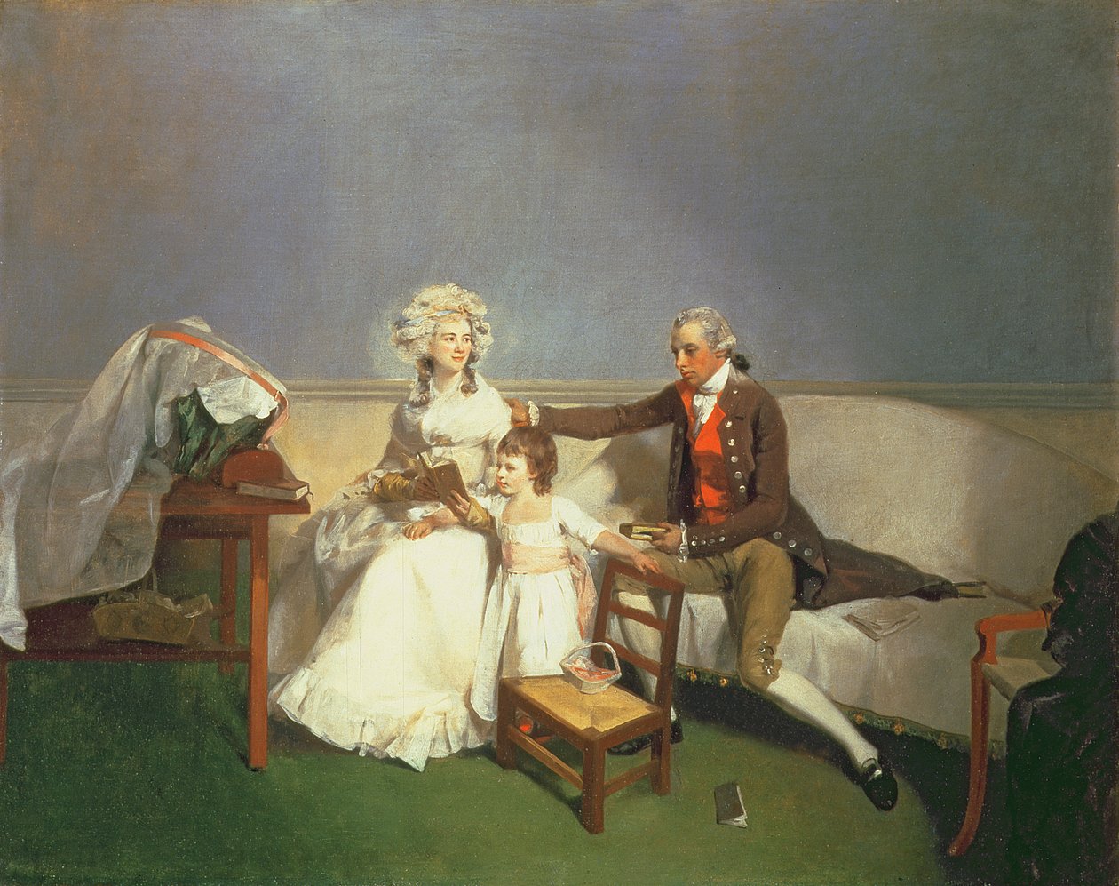Sir Robert and Lady Buxton and their Daughter Anne by Henry Walton