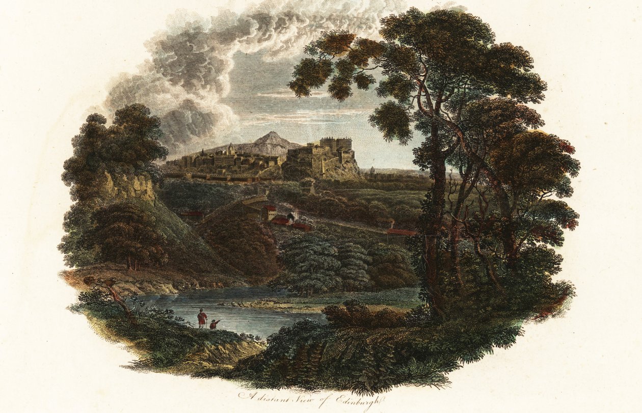 A Distant View of Edinburgh by Henry (after) Raeburn