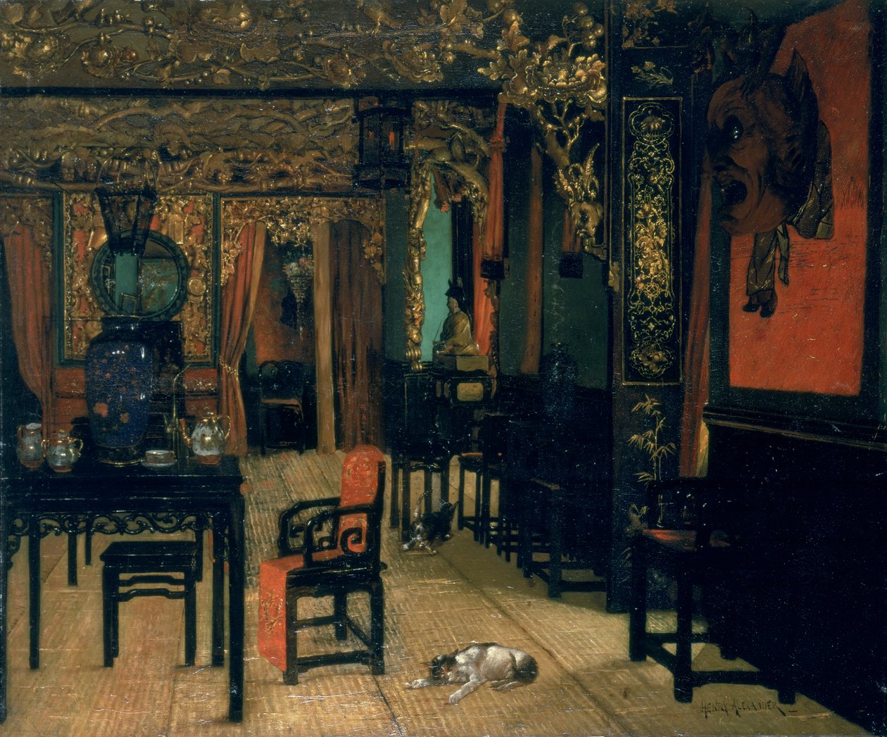 Chinese Interior by Henry Alexander