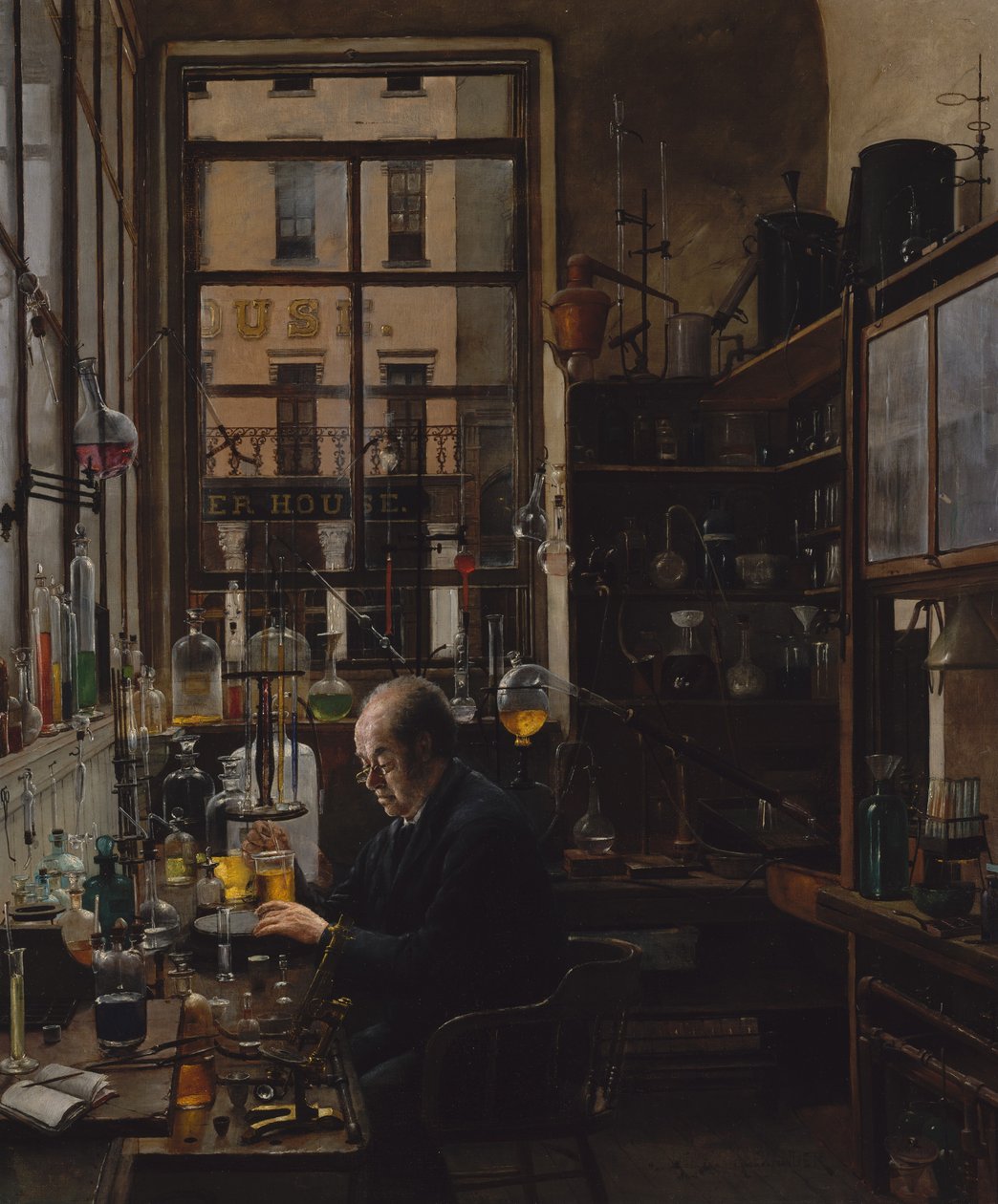 In the Laboratory by Henry Alexander