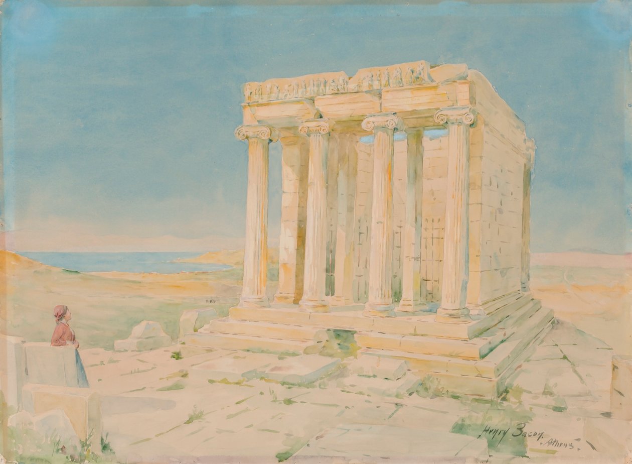 Temple of Nike Apteros by Henry Bacon